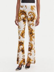 Versace Jeans Couture Legginsy 80HAC107 JS533 Biały Flare Fit. Białe legginsy Versace Jeans Couture, bez wzorów, z jeansu. Za 1,069.00 zł.