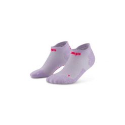 Damskie krótkie skarpety kompresyjne sportowe Core Run stopki Ultralight CEP. Czerwone skarpety CEP, bez wzorów, z elastanu. Za 59.00 zł.