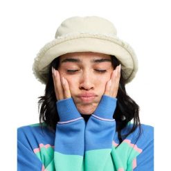 Kapelusz bucket dla Kobiety VICTIM OF LOVE Beżowy. Brązowe kapelusze Roxy, bez wzorów, z bawełny. Za 129.99 zł.