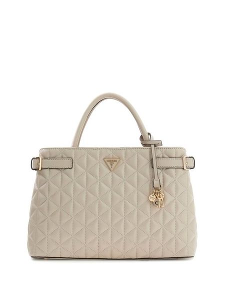 Guess Torebka Paisleigh HWQG98 83060 Beżowy. Brązowe torebki klasyczne Guess, z aplikacjami, ze skóry, bez dodatków. Za 679.99 zł.