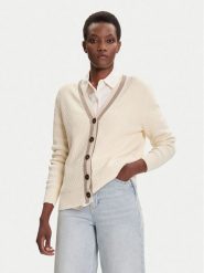 Gant Kardigan 4805343 Écru Regular Fit. Kardigany GANT, xs, bez wzorów, z bawełny. Za 759.99 zł.