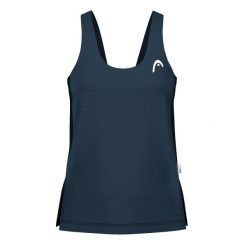 Damski tank top Head Spirit. Niebieskie topy Head, bez wzorów, bez kołnierzyka, bez ramiączek. Za 235.00 zł.