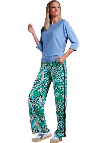Heine Sweter w kolorze niebieskim rozmiar: 40. Niebieskie swetry Heine, s, bez wzorów, z lyocellu, bez ramiączek. Za 68.95 zł.
