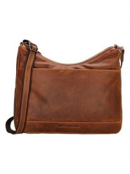 HIDE & STITCHES Skórzana torebka w kolorze jasnobrązowym - 31 x 21 x 9 cm rozmiar: onesize. Brązowe torby na ramię HIDE & STITCHES, bez wzorów, z materiału, na ramię, bez dodatków. Za 252.99 zł.