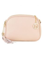 Lia Biassoni Skórzana torebka "Flumendosa" w kolorze jasnoróżowym - 23 x 17 x 7 cm rozmiar: onesize. Różowe torby na ramię Lia Biassoni, bez wzorów, z materiału, na ramię, bez dodatków. Za 217.99 zł.