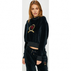 Tommy Jeans - Bluza. Niebieskie bluzy Tommy Jeans, s, z aplikacjami, z bawełny, bez kaptura. W wyprzedaży za 269.90 zł.
