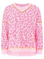 Zwillingsherz Bluza "Soft Leo" w kolorze jasnoróżowym rozmiar: S/M. Różowe bluzy Zwillingsherz, m, bez wzorów, bez kaptura. Za 180.06 zł.