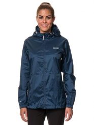Regatta Kurtka przeciwdeszczowa "Pack It III" w kolorze granatowym rozmiar: 46. Niebieskie kurtki sportowe Regatta, s, bez wzorów, bez kaptura, outdoorowe. Za 110.29 zł.