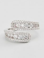 U.S. Polo Assn. Pierścionek z kryształami rozmiar: onesize. Szare pierścionki U.S. Polo Assn., z kryształem, metalowe. Za 86.99 zł.