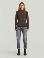 G-Star Dżinsy - Boyfriend fit - w kolorze niebiesko-szarym rozmiar: W29/L/30. Niebieskie jeansy G-Star, l, z aplikacjami, z podwyższonym stanem. Za 314.95 zł.