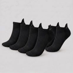 Skarpetki unisex bieganie niskie czarne Tab. Czarne skarpety GYMBEAM, bez wzorów, z elastanu. Za 34.90 zł.