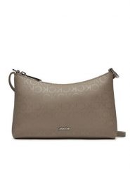 Calvin Klein Torebka K60K612537 Beżowy. Brązowe listonoszki Calvin Klein, bez wzorów, ze skóry, bez dodatków. Za 199.99 zł.