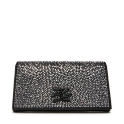 Torebka KARL LAGERFELD. Czarne kopertówki KARL LAGERFELD, bez wzorów, bez dodatków. Za 559.99 zł.