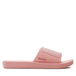 Klapki Ipanema. Czerwone klapki Ipanema, bez wzorów, bez obcasa. Za 89.99 zł.
