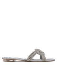 Aldo Klapki Karlina 13966766 Srebrny. Szare klapki Aldo, bez wzorów, z materiału, bez obcasa. Za 309.99 zł.