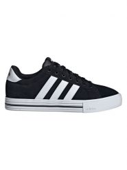 Adidas Skórzane sneakersy "Daily 4.0" w kolorze czarno-białym rozmiar: 44. Białe trampki Adidas, bez wzorów, z materiału, bez zapięcia. Za 195.99 zł.