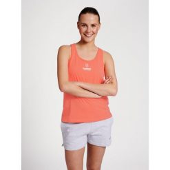 Damski tank top Hummel GC Val. Czerwone koszulki sportowe Hummel, bez wzorów, bez ramiączek, na fitness i siłownię. Za 103.50 zł.
