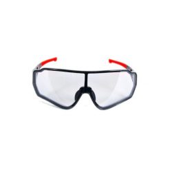 Okulary rowerowe Bikeline. Czarne okulary przeciwsłoneczne ROCKBROS, bez wzorów, sportowe. Za 89.99 zł.