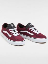Vans Skórzane sneakersy "Rowley Classic" w kolorze bordowym rozmiar: 40. Czerwone trampki Vans, bez wzorów, bez zapięcia. Za 175.95 zł.