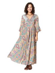 Aller Simplement Sukienka ze wzorem rozmiar: 38/40. Sukienki Aller Simplement, bez wzorów, klasyczne, bez kołnierzyka, bez ramiączek, maxi. Za 78.99 zł.