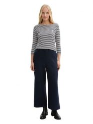 Tom Tailor Koszulka w kolorze biało-granatowym rozmiar: 3XL. Białe bluzki Tom Tailor, xl, bez wzorów, z bawełny, bez kołnierzyka, bez ramiączek. Za 43.99 zł.