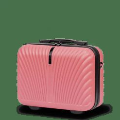 Kuferek WINGS SWAN kosmetyczka 14" DIRTY PINK. Czerwone kufry i kosmetyczki Wings, bez wzorów, z gumy, bez dodatków. Za 119.90 zł.