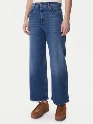 Weekend Max Mara Jeansy Pulvino 2615181061 Granatowy Wide Leg. Niebieskie jeansy Weekend Max Mara, bez wzorów. Za 789.99 zł.