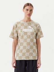 Puma T-Shirt Ess Graphic 685070 Beżowy Loose Fit. Brązowe t-shirty Puma, xs, bez wzorów, z bawełny, bez kołnierzyka, bez ramiączek. Za 79.99 zł.