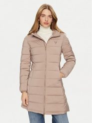 Guess Płaszcz zimowy New Aleta V4YL05 WF3X0 Szary Regular Fit. Szare płaszcze Guess, na zimę, xs, z aplikacjami, z syntetyku, bez kaptura. Za 699.99 zł.