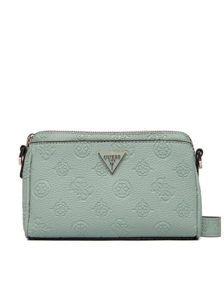 Guess Torebka Cresidia II Mini HWPD98 tore88720 Niebieski. Niebieskie listonoszki Guess, z aplikacjami, ze skóry, bez dodatków. Za 549.99 zł.