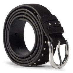ACCCESSORIES 1W2-009-AW20 Czarny. Czarne paski ACCCESSORIES, bez wzorów, ze skóry ekologicznej. Za 29.99 zł.