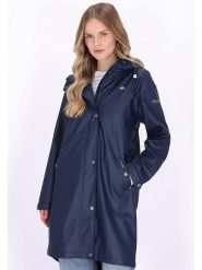 Schmuddelwedda Płaszcz przeciwdeszczowy w kolorze granatowym rozmiar: S. Niebieskie płaszcze Schmuddelwedda, s, bez wzorów, bez kaptura. Za 217.99 zł.