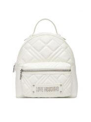 LOVE MOSCHINO Plecak JC4148PP0MLA0100 Biały. Białe plecaki Love Moschino, bez wzorów, ze skóry. Za 949.99 zł.