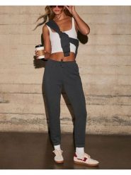 Milan Kiss Bluza w kolorze antracytowym rozmiar: S. Szare bluzy Milan Kiss, s, bez wzorów, z dresówki, bez kaptura. Za 149.95 zł.