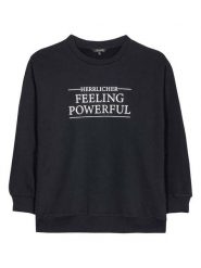 Herrlicher Bluza w kolorze czarnym rozmiar: XL. Czarne bluzy Herrlicher, xl, bez wzorów, bez kaptura. Za 154.07 zł.