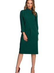 Stylove Sukienka w kolorze zielonym rozmiar: L. Zielone sukienki Stylove, l, bez wzorów, bez kołnierzyka, bez ramiączek, maxi. Za 215.71 zł.