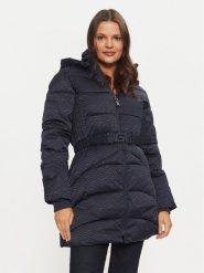 Guess Płaszcz zimowy Seline W4BL58 WGL72 Granatowy Regular Fit. Niebieskie płaszcze Guess, na zimę, m, z aplikacjami, z syntetyku, bez kaptura. Za 839.99 zł.