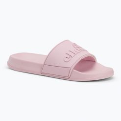 Klapki damskie Ellesse Eric. Czerwone klapki Ellesse, bez wzorów, z materiału, bez obcasa. Za 39.99 zł.