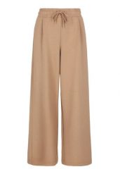 Beżowe, luźne spodnie dresowe N-MOCK. Brązowe spodnie sportowe Volcano, s, bez wzorów, z dresówki. Za 149.99 zł.