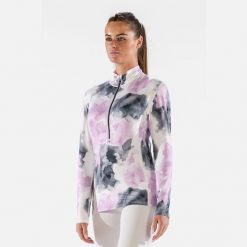 Surfanic Damska Bluza Termoaktywna Carbon Dri Koszulka z Zamkiem SWU2607-710. Białe bluzy Surfanic, na zimę, bez wzorów, bez kaptura. Za 199.99 zł.