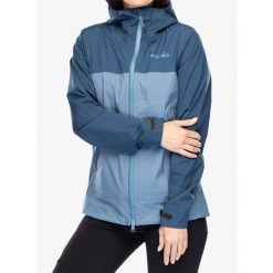 Kurtka przeciwdeszczowa damska Inov-8 Venturelite Jacket FZ. Niebieskie kurtki sportowe Inov-8, bez wzorów, bez kaptura. Za 581.99 zł.