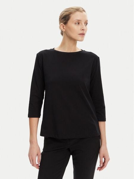 Weekend Max Mara Bluzka Multia 2525946031 Czarny Regular Fit. Czarne bluzki Weekend Max Mara, s, bez wzorów, z bawełny, bez kołnierzyka, bez ramiączek. Za 219.99 zł.