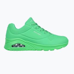 Buty SKECHERS Uno Stand On Air. Zielone obuwie sportowe Skechers, bez zapięcia. Za 289.99 zł.