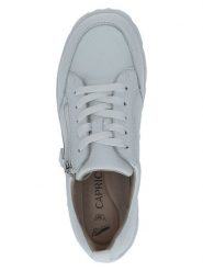 Caprice Skórzane sneakersy w kolorze białym rozmiar: 37. Białe trampki Caprice, bez wzorów, bez zapięcia. Za 253.54 zł.