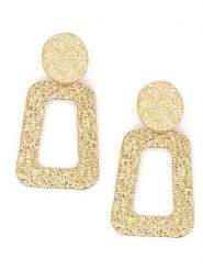 MOODE Kolczyki-wkrętki "Serena" rozmiar: onesize. Żółte kolczyki MOODE, ze stali. Za 88.64 zł.