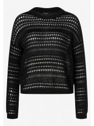 More & More Sweter w kolorze czarnym rozmiar: 36. Czarne swetry More & More, bez wzorów, z bawełny, bez ramiączek. Za 145.26 zł.