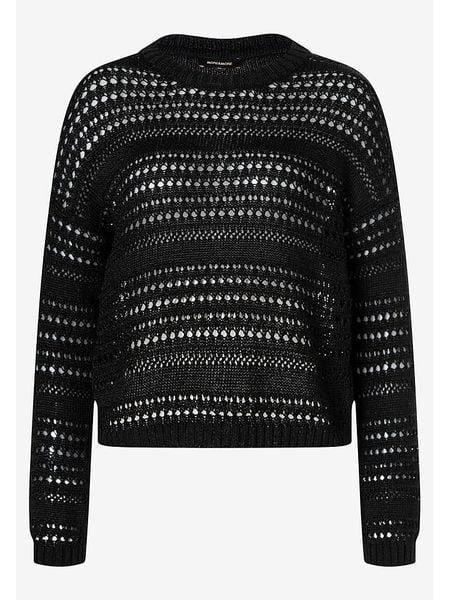 More & More Sweter w kolorze czarnym rozmiar: 34. Czarne swetry More & More, bez wzorów, z bawełny, bez ramiączek. Za 96.14 zł.