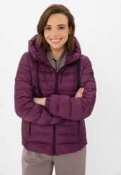 Pikowana kurtka J-NORDIC. Fioletowe kurtki sportowe Volcano, na zimę, s, bez wzorów, z materiału, bez kaptura. Za 299.99 zł.