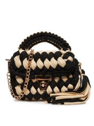 DeeZee Torebka BLBWB02 Czarny. Czarne torebki klasyczne DeeZee, bez wzorów, z materiału, bez dodatków. Za 129.99 zł.