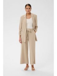 Kaffe Spodnie w kolorze beżowym rozmiar: XL. Brązowe spodnie materiałowe Kaffe, xl, bez wzorów, z materiału. Za 104.99 zł.